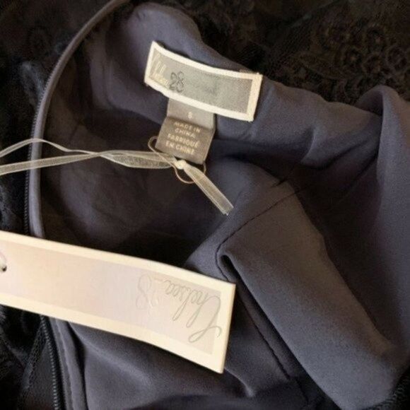 Chelsea28 Lace Ruffle Hem Short Sleeve dress - Picture 2 of 7